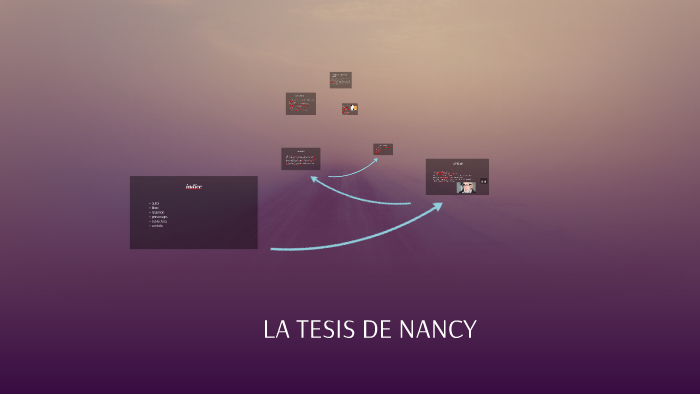 resumen de la tesis de nancy