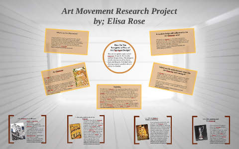 art movement research project