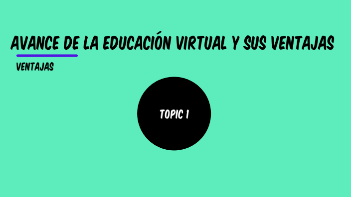 Avance de la Educación virtual y sus ventajas by Eva Quintana on Prezi