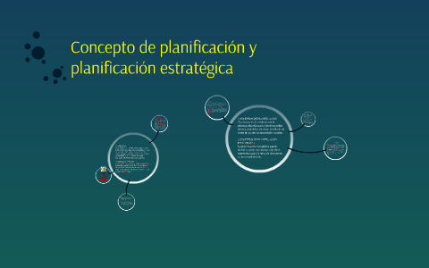 Concepto de planificación y planificación estratégica by joel alfredo