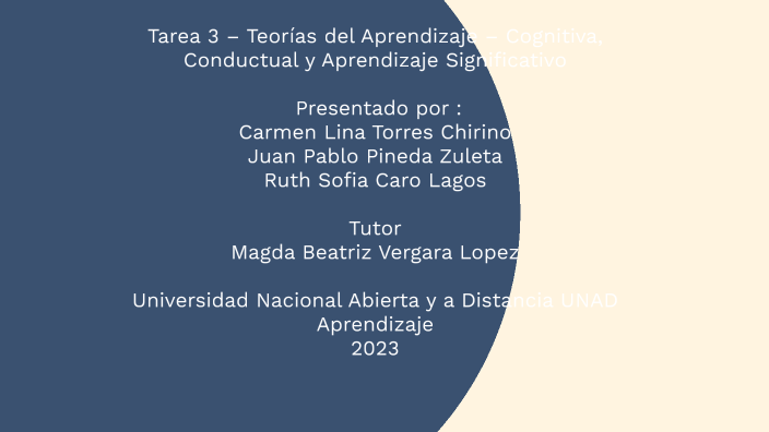 Teorías del Aprendizaje by carmen torres on Prezi