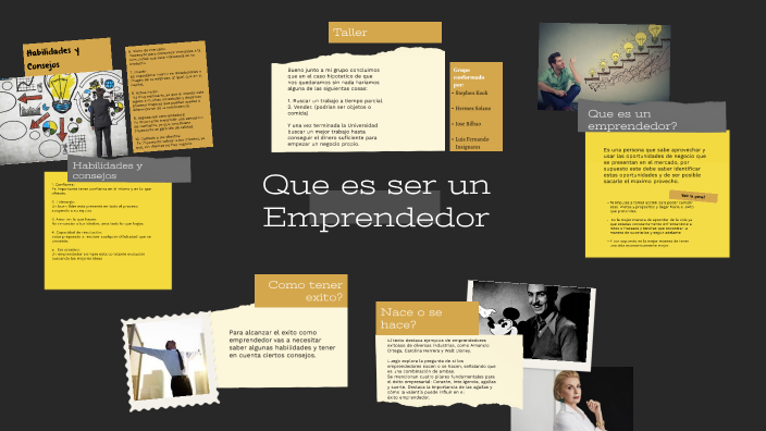 Que es ser emprendedor? by Stephen Kook on Prezi