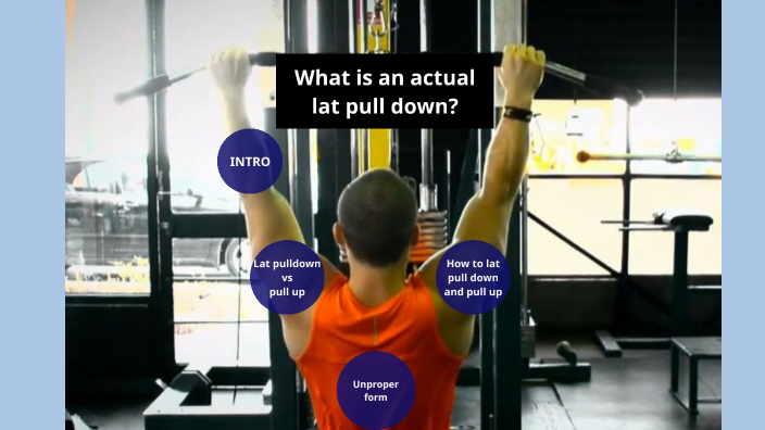 What is an actual lat-pull down? Proper forms for lat-pull downs and ...