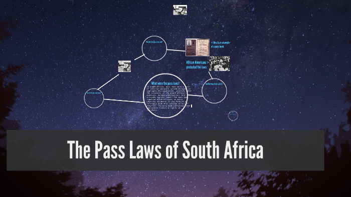 essay about the pass laws in south africa