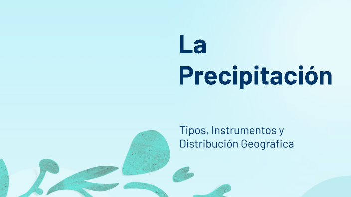 La Precipitación Willie Barrios 5to. PC by Willie Samuel Barrios Cruz ...