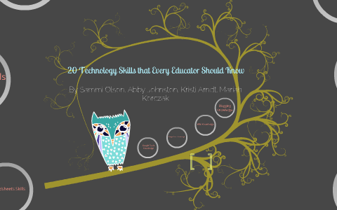 20 Technology Skills that Every Educator Should Have by Samantha Olson ...