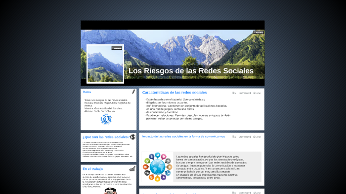 Los Riesgos de las Redes Sociales by Pablo Diaz on Prezi