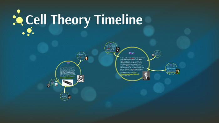 Cell Theory Timeline by Aleksandra Hrynkiewicz