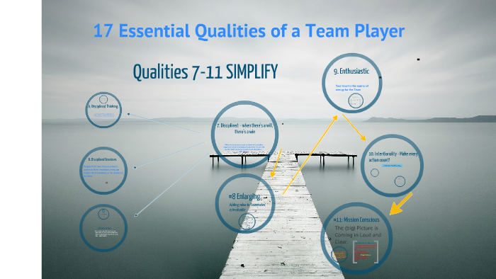 17 Essential Qualities Of A Team Player Part III - 7-10 By David Hasz