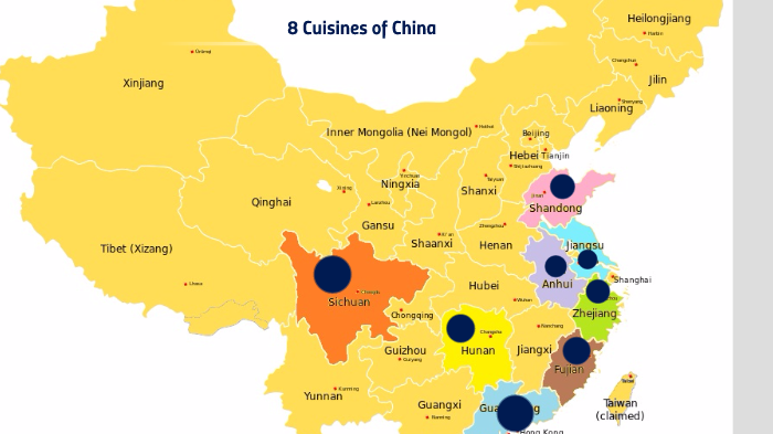 8 cuisines in china