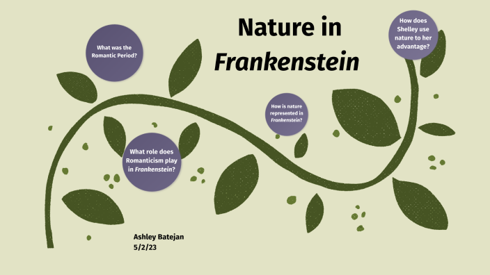 presentation of nature in frankenstein