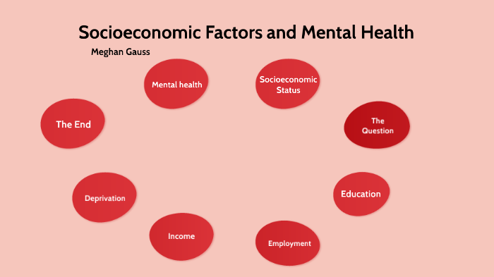 Socioeconomic Status And Mental Health By Meghan Gauss