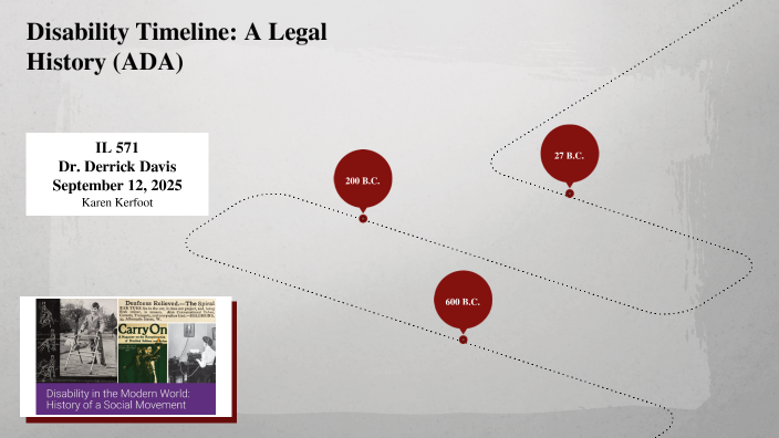 Disability Timeline: A Legal History (ADA) by Karen Kerfoot on Prezi