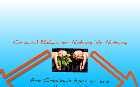 nature vs nurture criminal behavior essay