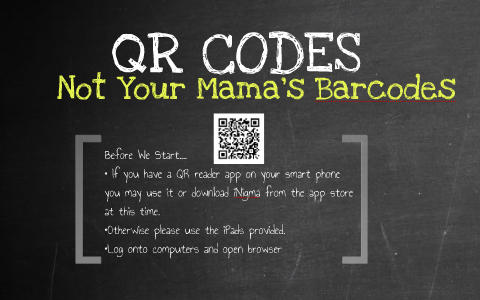 Using QR Codes In The Classroom by on Prezi