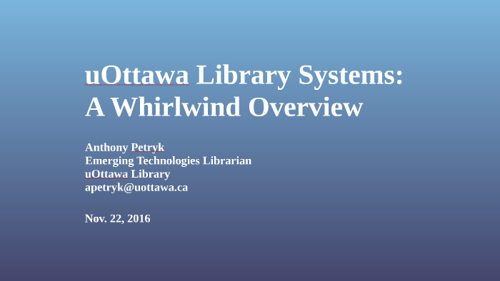 uottawa thesis library