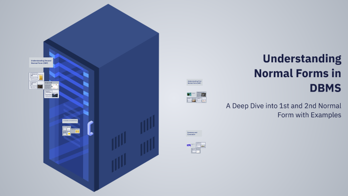 Understanding Normal Forms in DBMS by siddhesh Gupta on Prezi