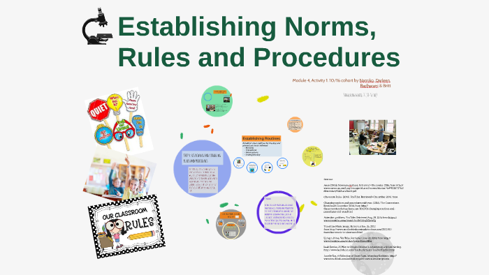 Establishing Norms, Rules and Procedures by Namiko Holderman on Prezi