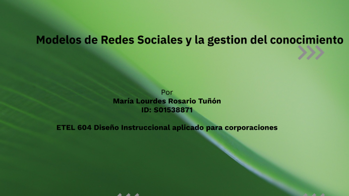 Modelos de Redes Sociales by Maria Lourdes Rosario on Prezi