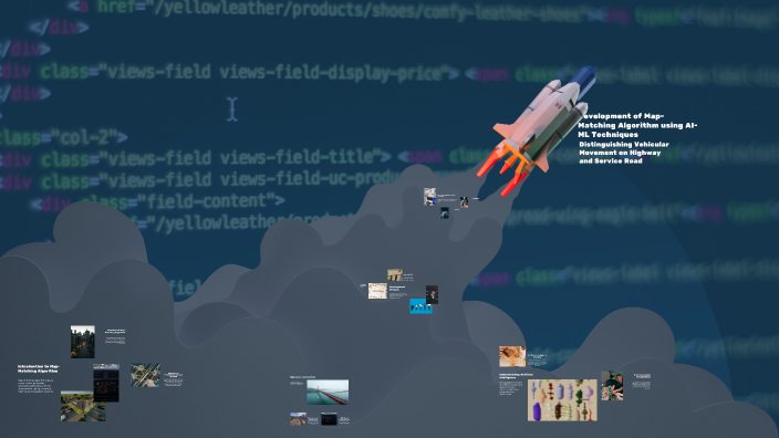 AI-ML Map-Matching Algorithm by Payoshnee Joshi on Prezi image.
