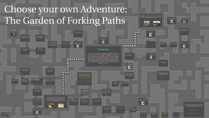 Choose Your Own Adventure The Garden Of Forking Paths By Alec