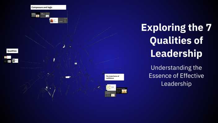 Exploring the 7 Qualities of Leadership by amaya stava on Prezi