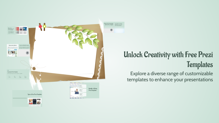 Unlock Creativity with Free Prezi Templates by Daniela berechet on Prezi