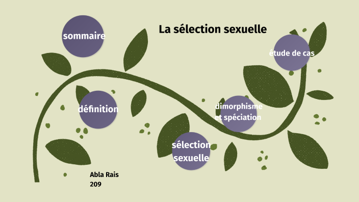 Communication Intraspécifique Et Sélection Sexuelle By Abla Rais On Prezi 