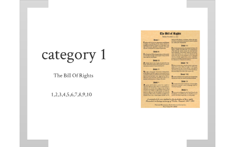 Categorize Amendments By Randy Kater