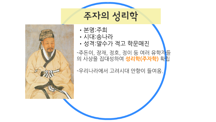 주자의 성리학 by 정아 김 on Prezi