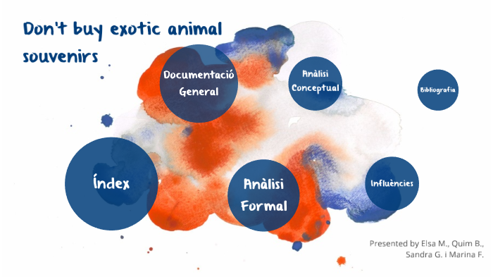 Don't buy exotic animal souvenirs by Marina Fuentes Garcia on Prezi