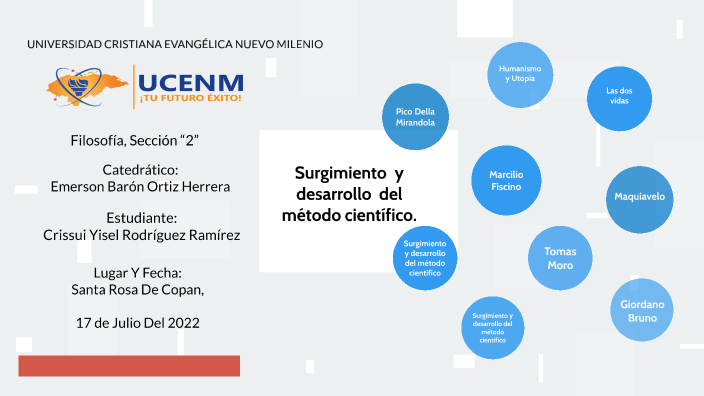 Surgimiento Y Desarrollo del Metodo Cientifico by Criss Rodriguez on Prezi