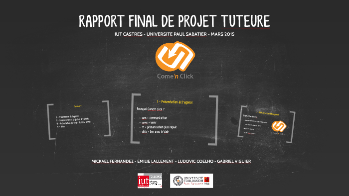 RAPPORT FINAL DE PROJET TUTEURE by gabriel viguier