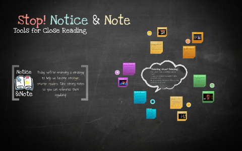 stop notice and note