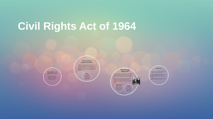 Civil Rights Act of 1964 by Kate Kim on Prezi