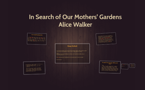 in search of our mothers gardens