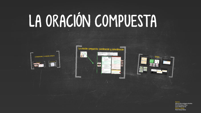 LA ORACIÓN COMPUESTA (NGLE) by María Pareja Olcina on Prezi