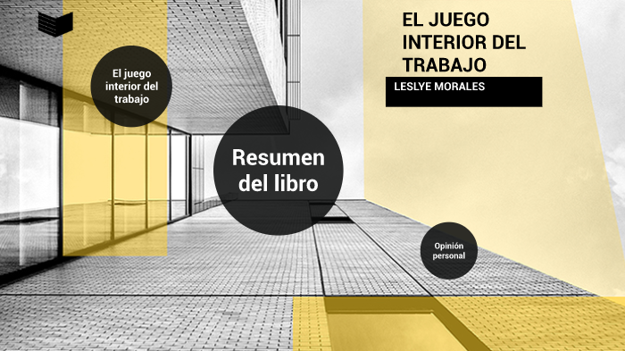 El Juego Interior Del Trabajo By Esteban Marín On Prezi