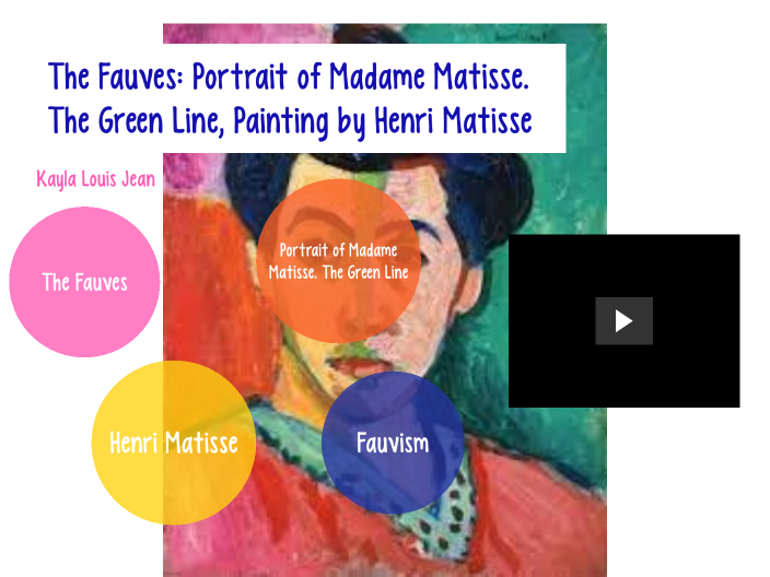The Fauves: Portrait of Madame Matisse. The Green Line, Painting by ...