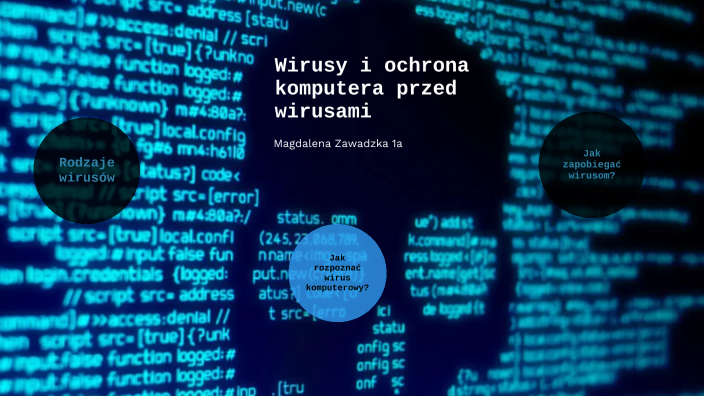 Wirusy i ochrona komputera przed wirusami by Magdalena Zawadzka on Prezi