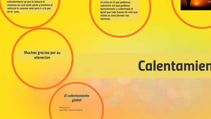 El calentamiento global by Aaron Ramirez Jimenez on Prezi