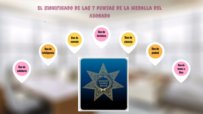 El significado de las 7 puntas de la Medalla del Abogado by Mirella