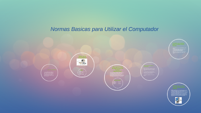 Normas Computer Normas basicas para utilizar el computador by kim fuentes on Prezi