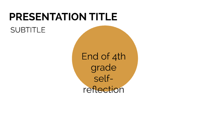 4th grade self-reflection by Alexis Wichman on Prezi