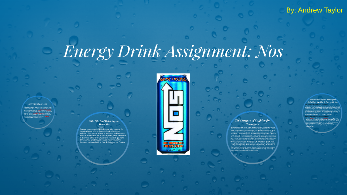 energy drink assignment