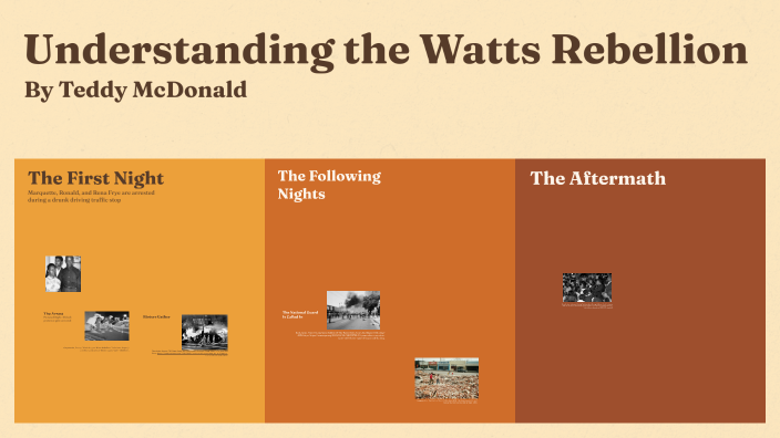 Watts Movement Understanding the Watts Rebellion by Hannah McDonald on Prezi