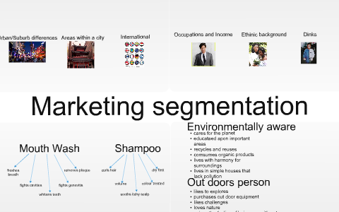 Marketing segmentation map by Jake Tong on Prezi