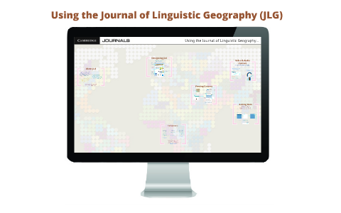 Journal Linguistic Geography