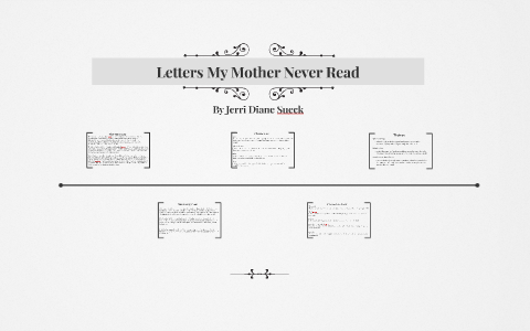 letters mother never read