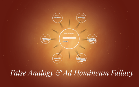 False Analogy & Ad Homineum Fallacy by Mariah Williams on Prezi